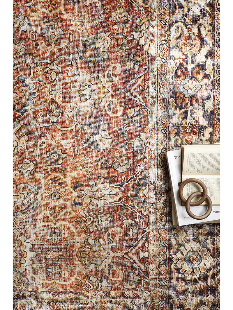 Layla LAY02 Spice/Marine 9' x 12' Rug by Loloi II