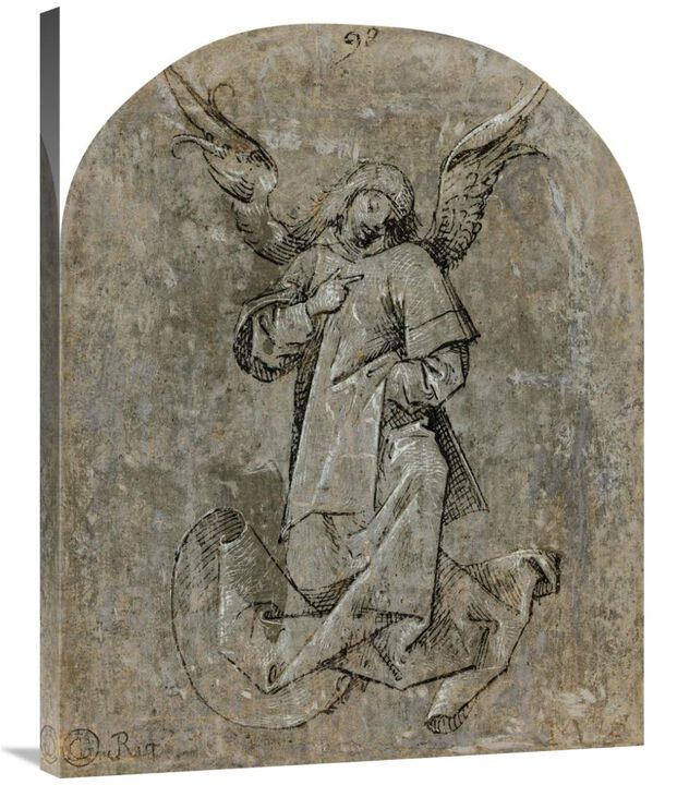 Study of an Angel-Canvas Art-28x35