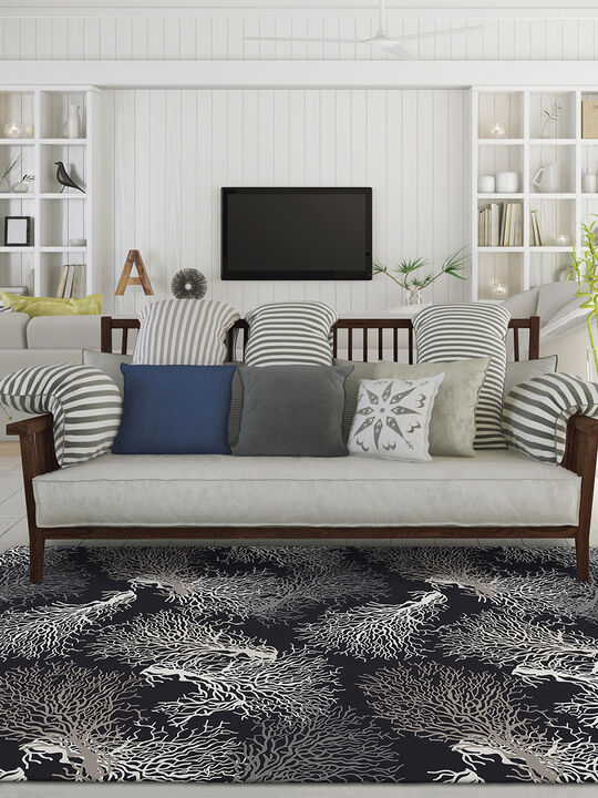 Seabreeze SZ3 Black 10' x 14' Rug