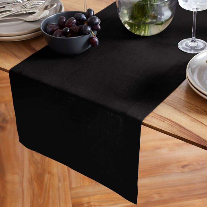 Solino Home 100% Pure Linen Table Runner | Sonoma