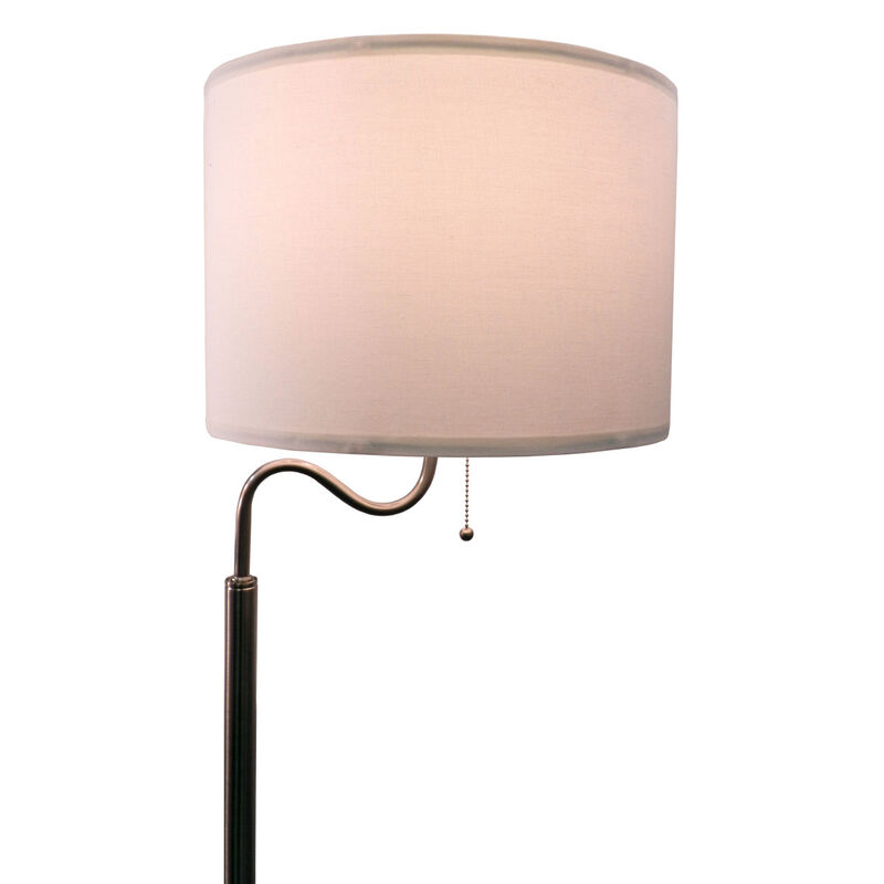 58" Squared Sofa Side Shelves Table Lamp with Power Station (1.14/14.96)