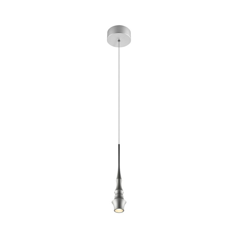 VONN Lighting Integrated LED Height Adjustable Pendant Light in Silver