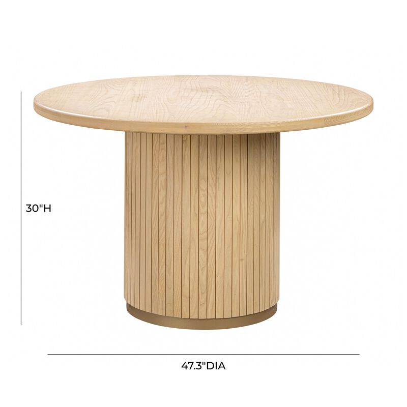 Chelsea Oak Round Dining Table