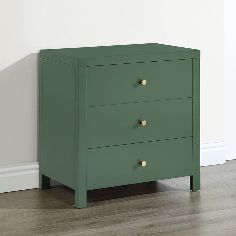 Comfort Pointe Nolan 3-drawer Nightstand - Vintage Green
