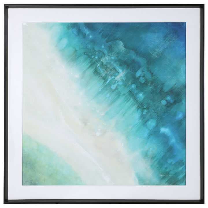 Bird's-eye View Coastal Print
