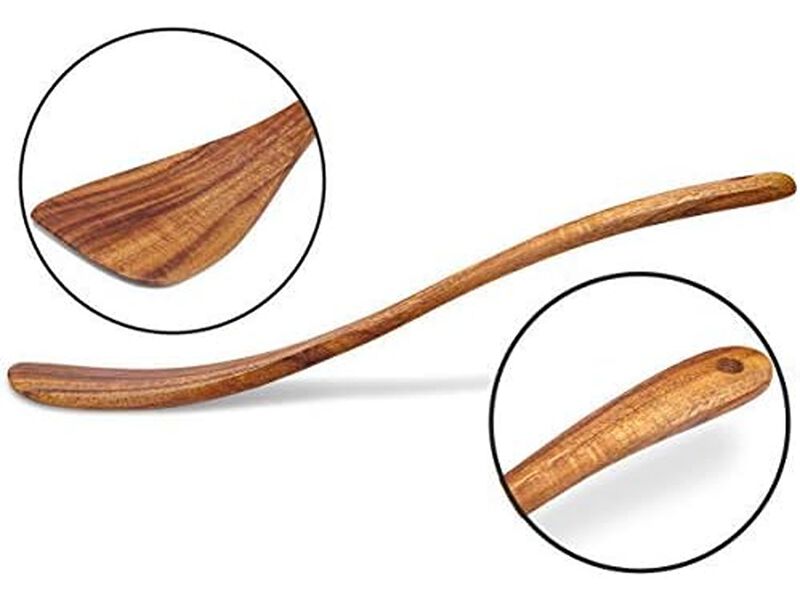Jilla-hla Wooden Spatula Wooden Turner Acacia Wood