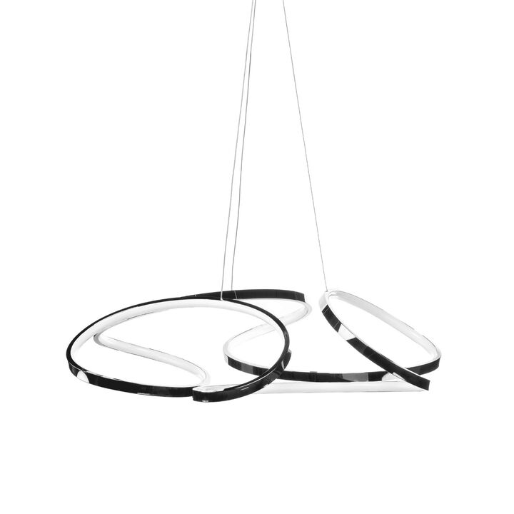 Suzhou Chandelier Chrome Finish Metal Integrated LED Dimmable