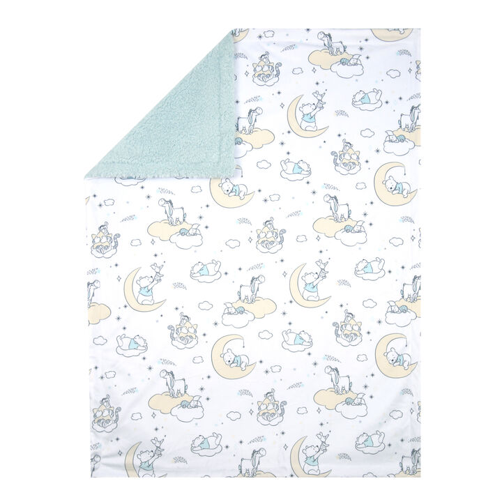 Lambs & Ivy Disney Baby Cozy Friends Winnie the Pooh Fleece Baby Blanket