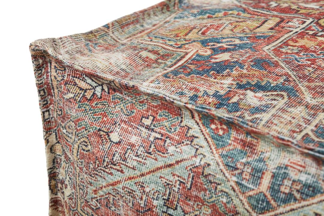 Poufs LPF0024 Rust / Multi 18"W x 18"D x 18"H