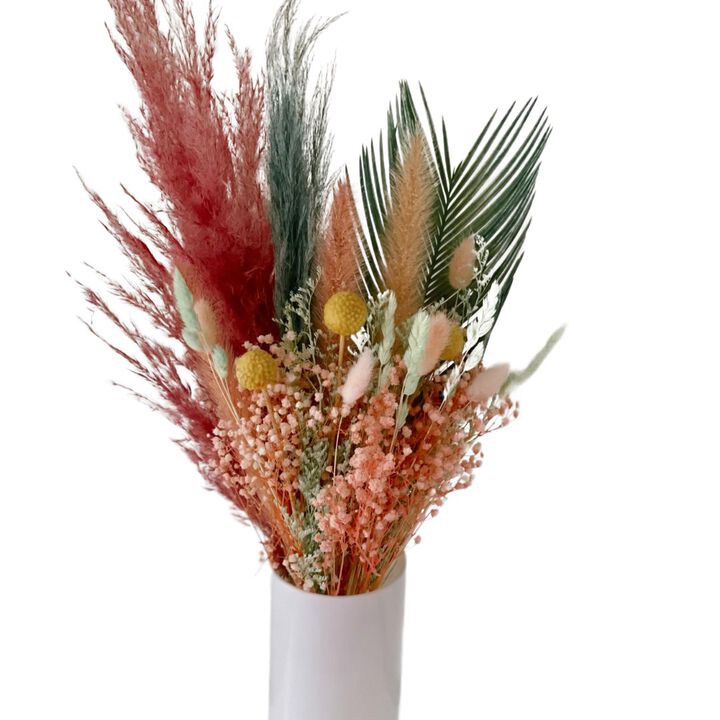 Unicorn Dried Bouquet with Vase