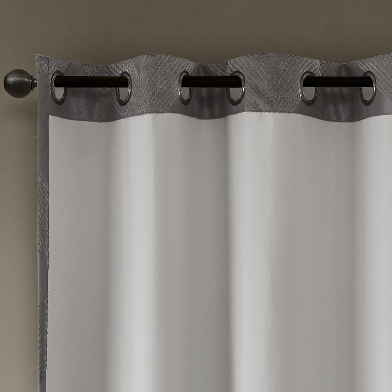 Belen Kox Charcoal Total Blackout Window Panel, Belen Kox