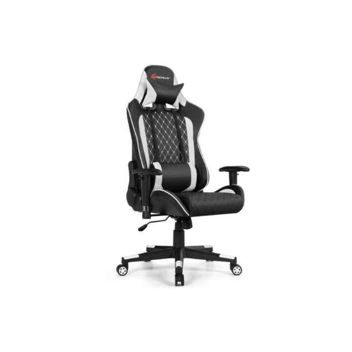 Hivvago Massage Gaming Chair with Lumbar Support and Headrest