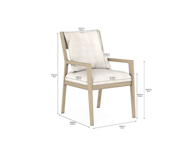 North Side Upholstered Arm Chair (Set of 2)