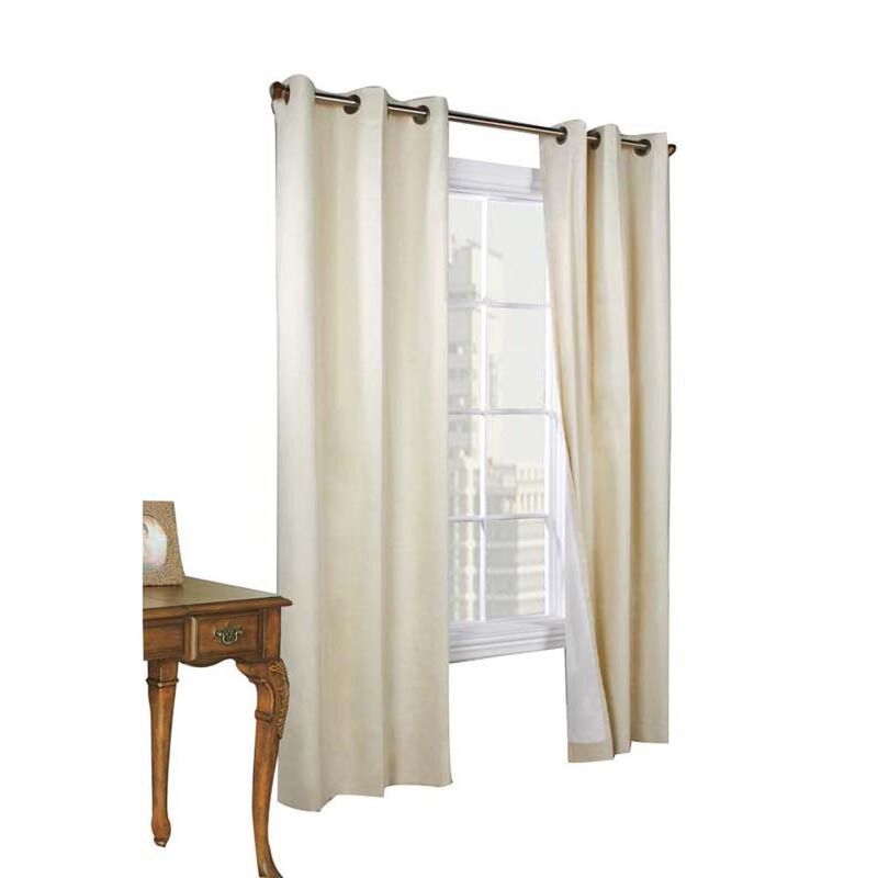 Commonwealth Thermalogic Weather Cotton Fabric Grommet Top Panel - 160x84" - Natural