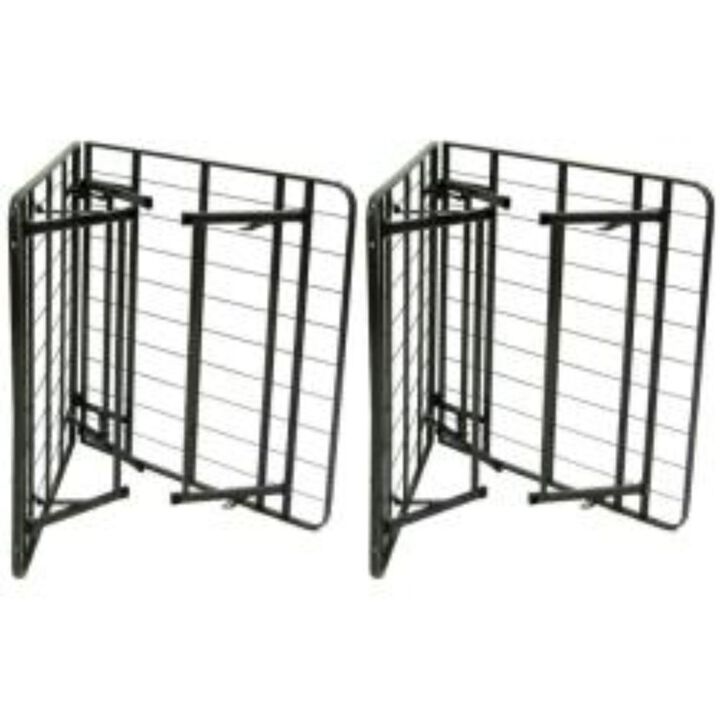 Hivvago King-size Steel Folding Metal Platform Bed Frame