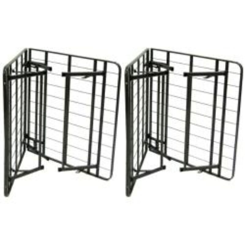 Hivvago Queen-size Steel Folding Metal Platform Bed Frame
