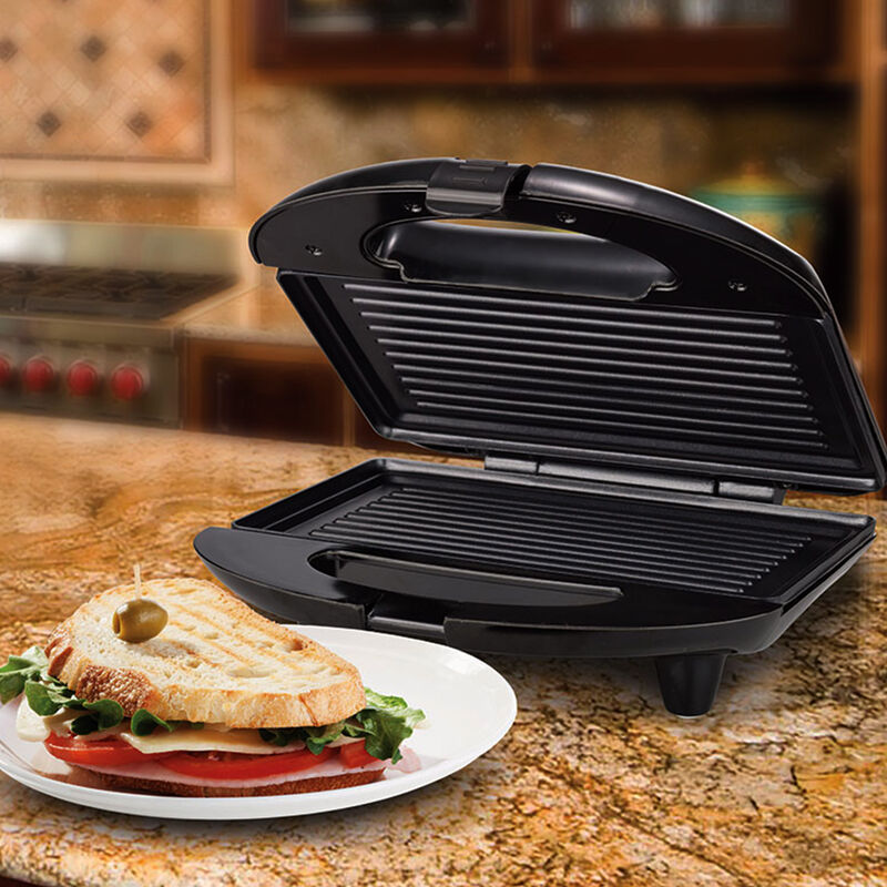 Brentwood Non Stick Panini Press and Sandwich Maker in White