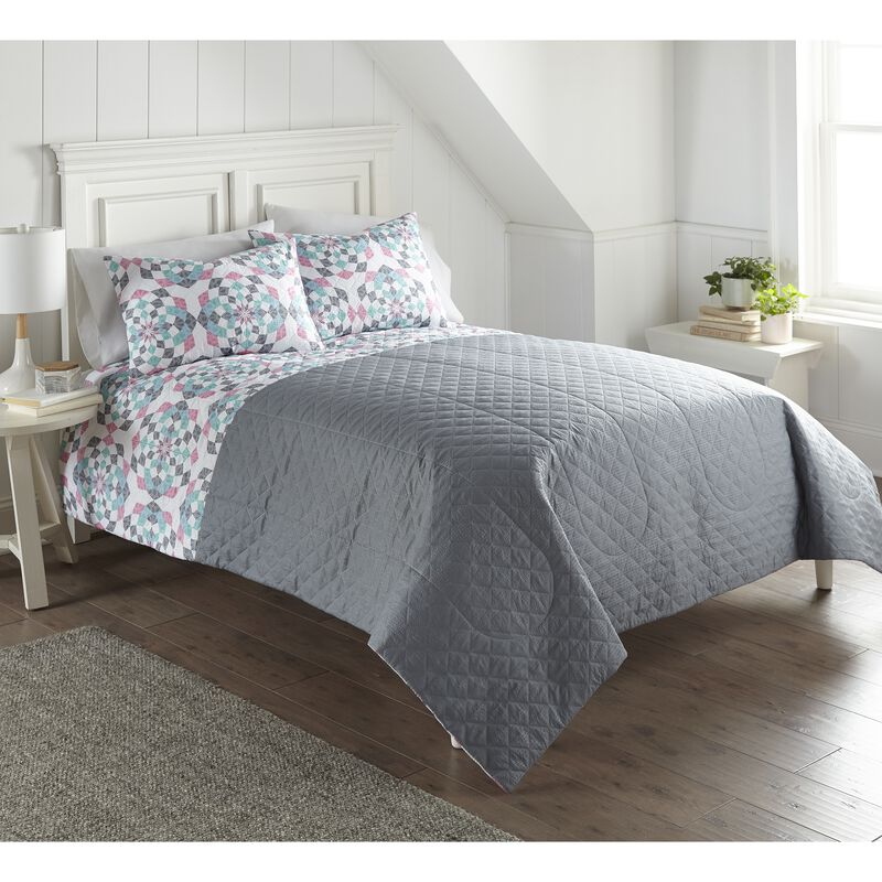 Seersucker 6-in-1 Quilt Set Americana Stripe