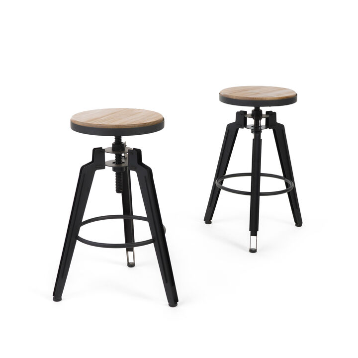 Antique Swivel Barstools for Timeless Conversation