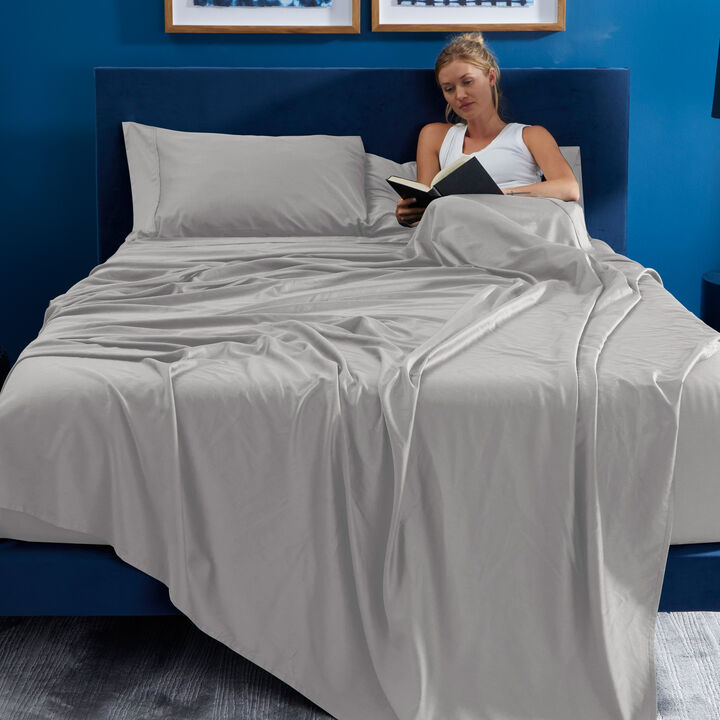 Basic Twin Sheet Set - Light Grey