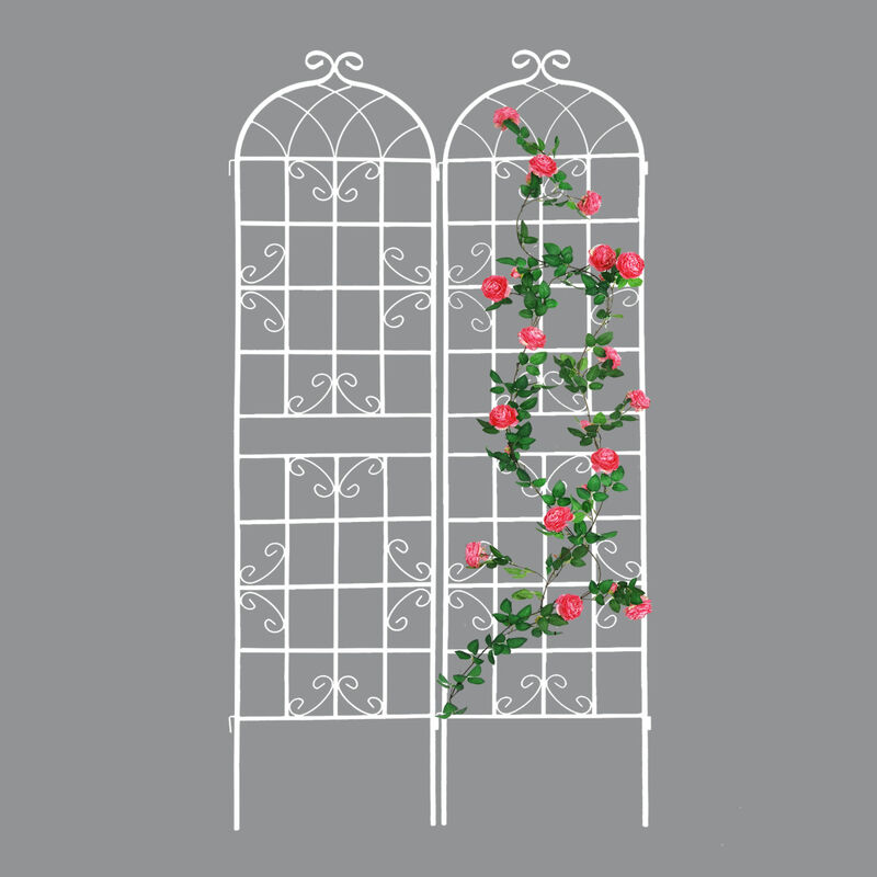 Streamdale Metal Garden Trellis 86.7" X 19.7" for Climbing Plants