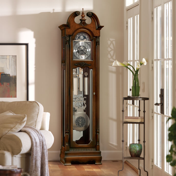 Howard Miller 611244 Howard Miller Grayland Floor Clock 611244 Hampton Cherry