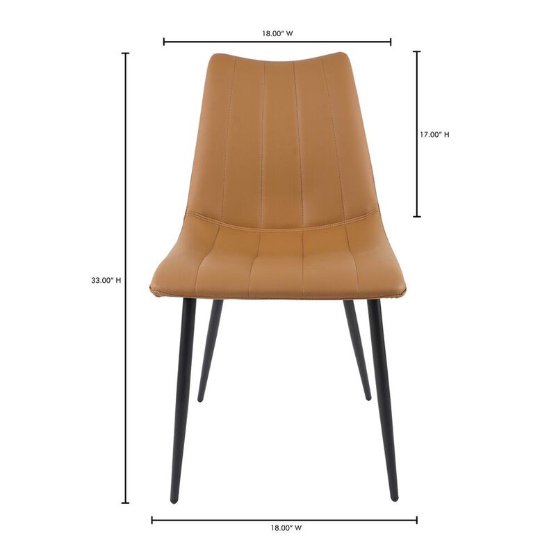 Moe�s Alibi Dining Chair Tan-Set Of Two