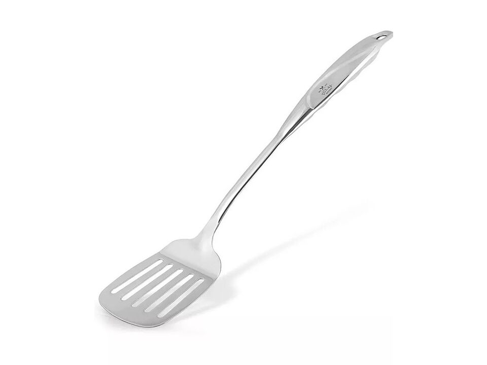 Zulay Kitchen Slotted Turner Metal Spatula