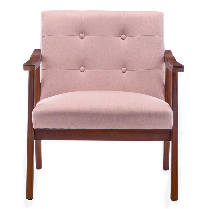 Convenience Concepts Take a Seat Natalie Accent Chair, Pink