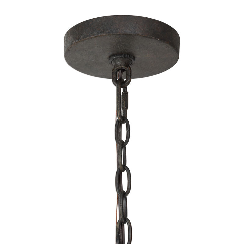 A2od 8 Light Wagon Wheel Pendant