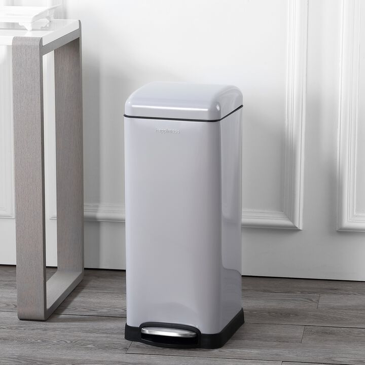 Betty Retro Step-Open Trash Can with Liners