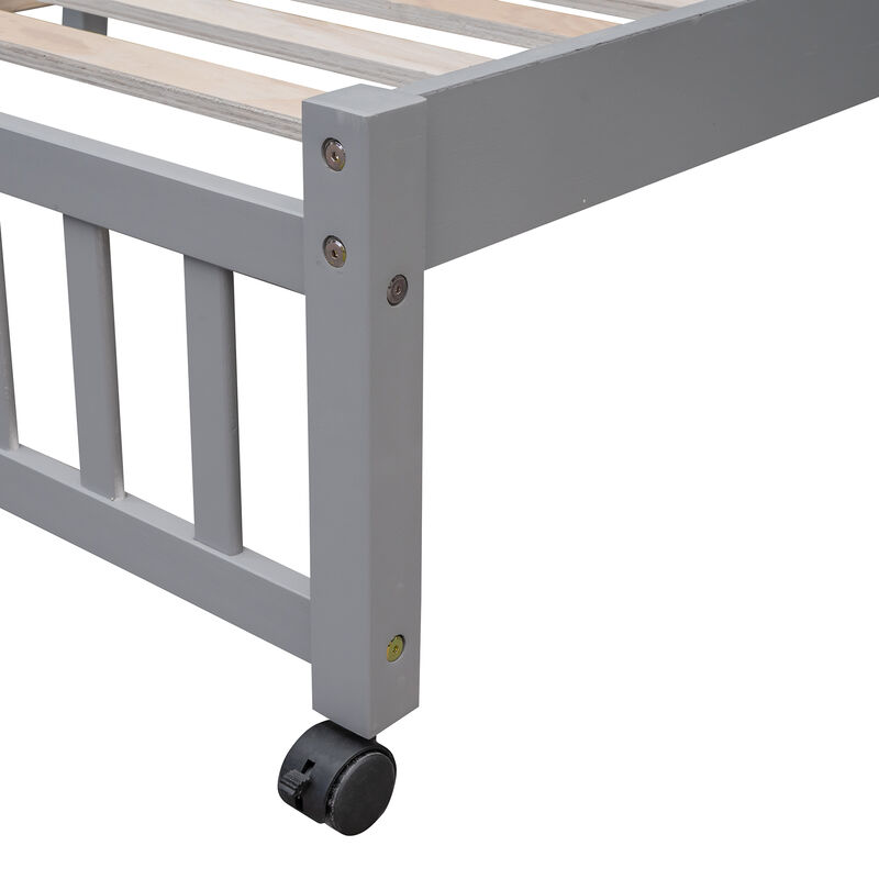 Merax Wooden Bunk Bed with 6 Drawers
