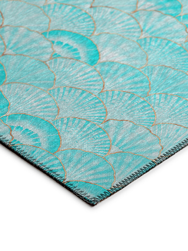 Seabreeze SZ2 Teal 3' x 5' Rug