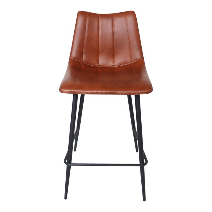 Moe's Home Collection Alibi Counter Stool Brown-Set Of Two
