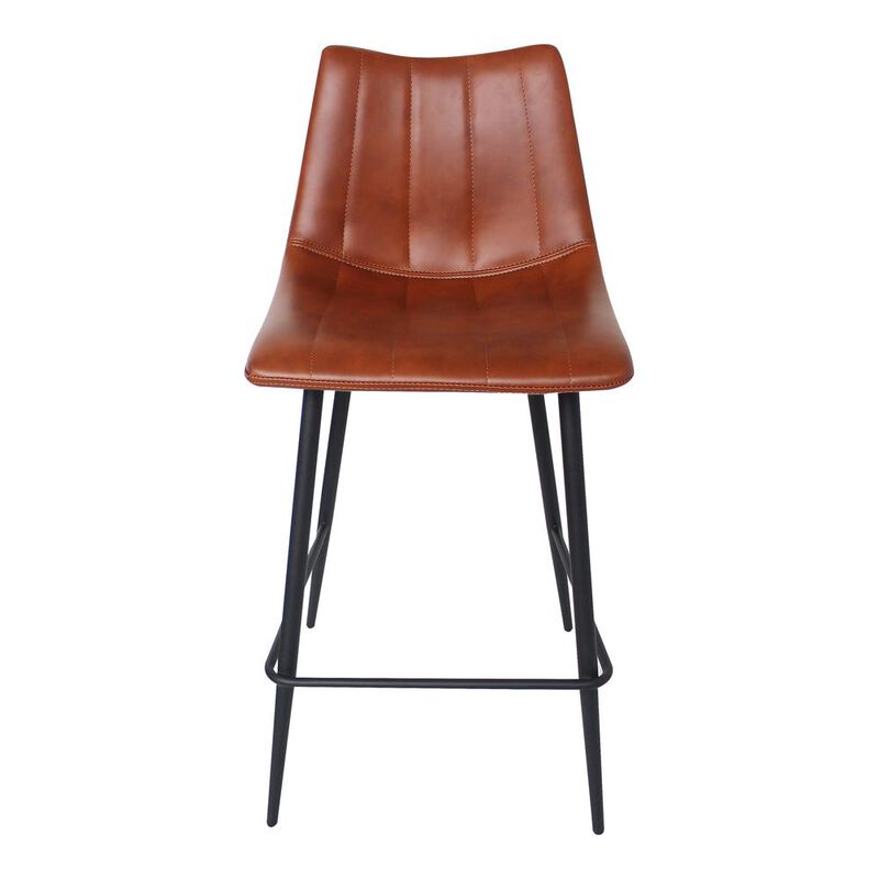Moe's Home Collection Alibi Counter Stool Brown-Set Of Two