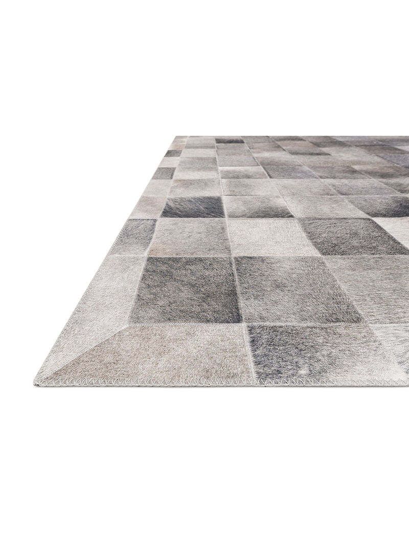 Maddox MAD06 Charcoal/Grey 3'6" x 5'6" Rug