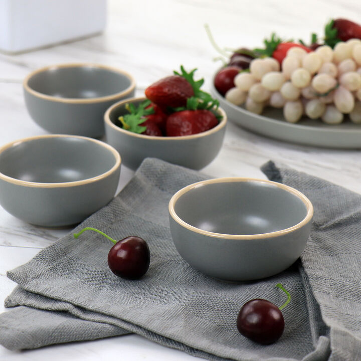 Gibson Home Rockaway 4 Piece 3.5in Fruit Bowl Set