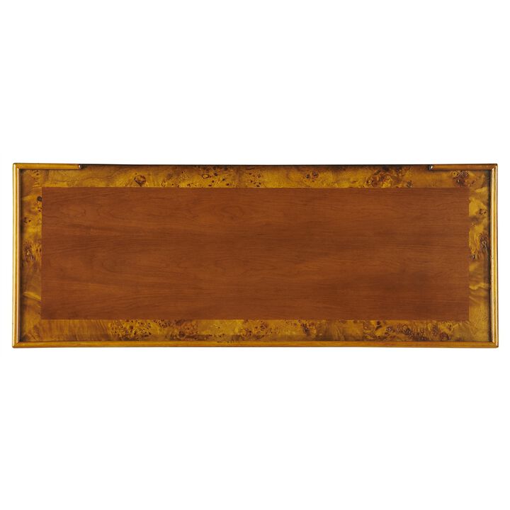 Graceful Ash Burl Console Table, Belen Kox