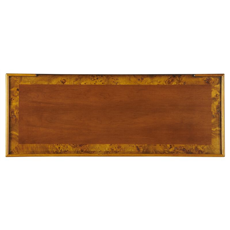 Graceful Ash Burl Console Table, Belen Kox