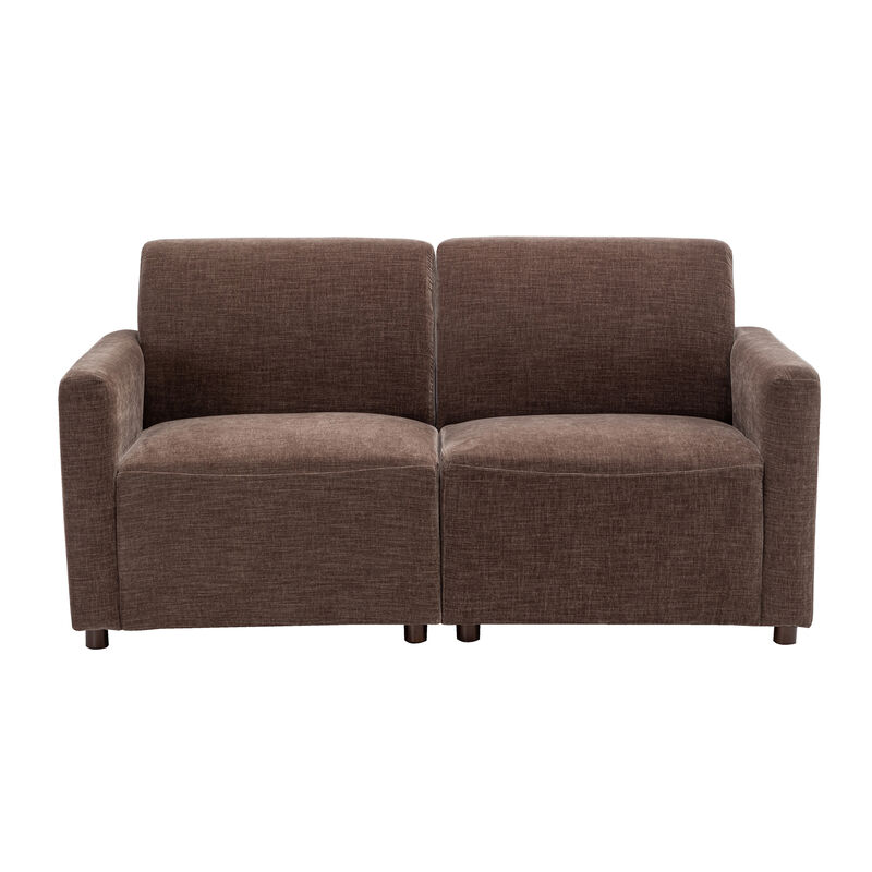 Duvall 2 Piece Modular Sofa -  Brown