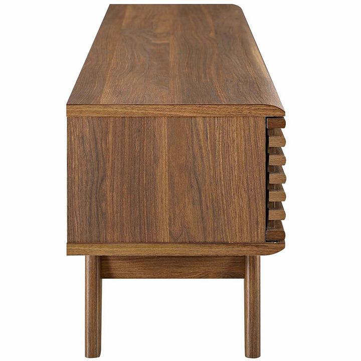 Render 59? TV Stand, Walnut-Benzara