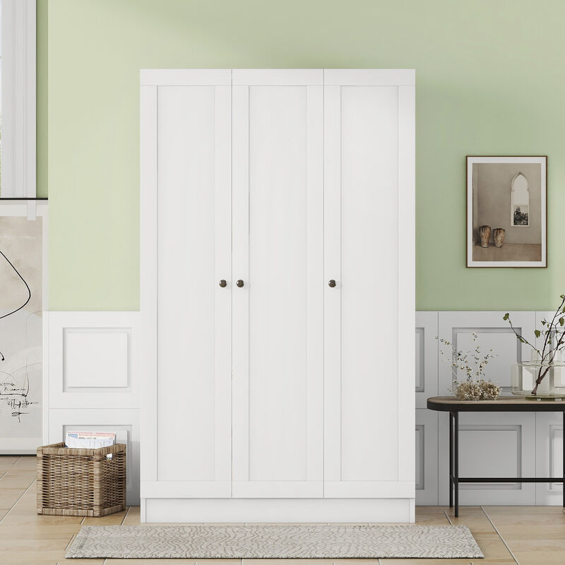 Merax 3 Doors Wardrobe Armoire Closet
