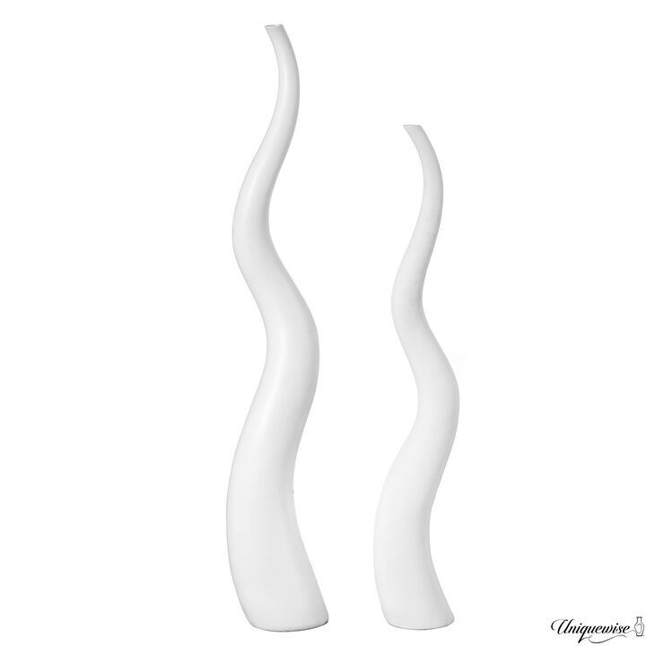 62" Tall Animal Horn Shape Floor Vase