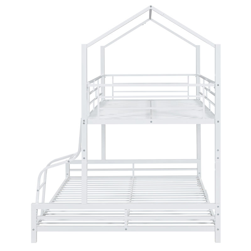 Merax Metal House Bunk Bed 2 Beds in 1