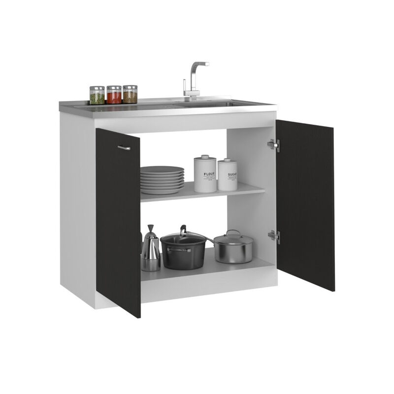 Utility Sink Vernal, Kitchen, White / Black