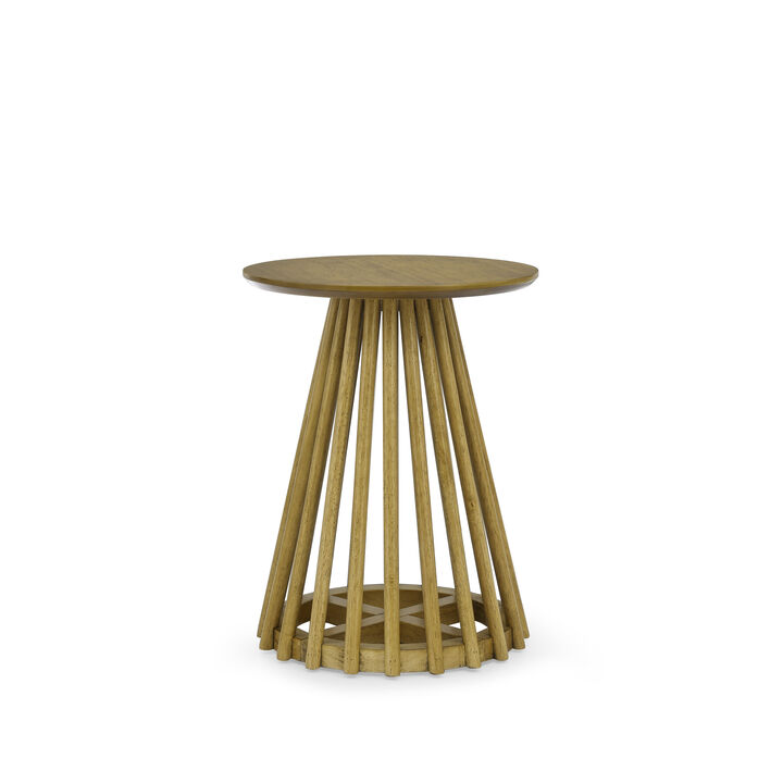 15.75 in. Round Wood Coffee Table
