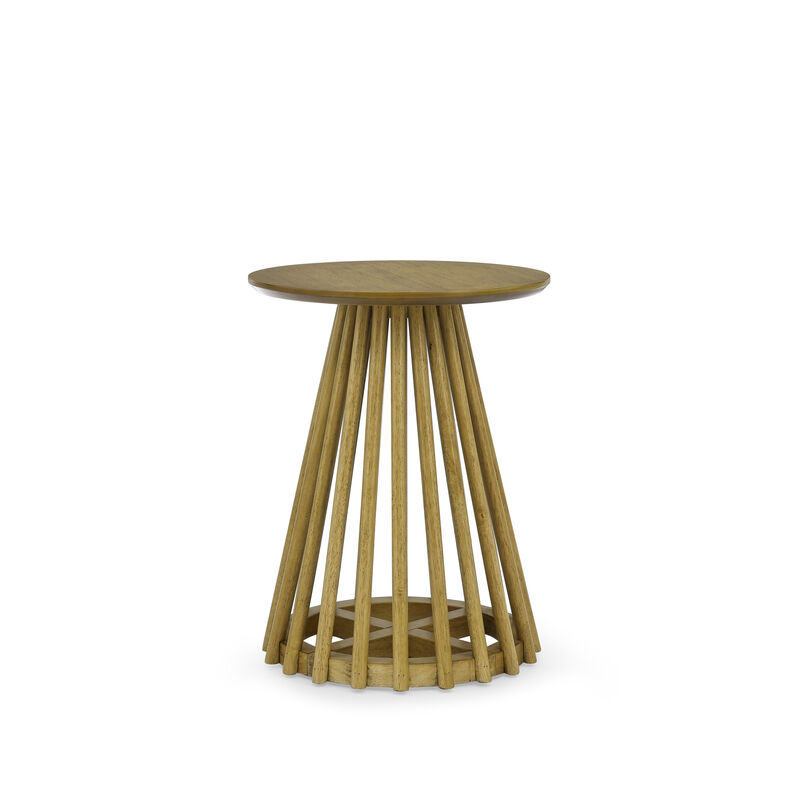 15.75 in. Round Wood Coffee Table