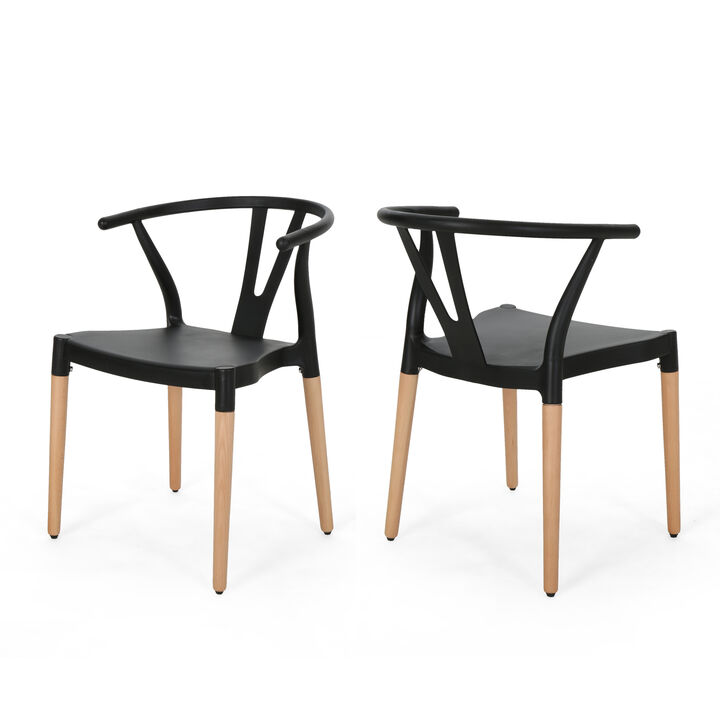 Merax Classic Dining Chairs Set of 2