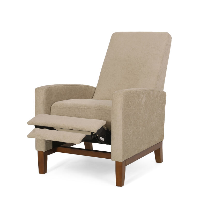 Merax Modern Wood Armchair Push Back Recliner