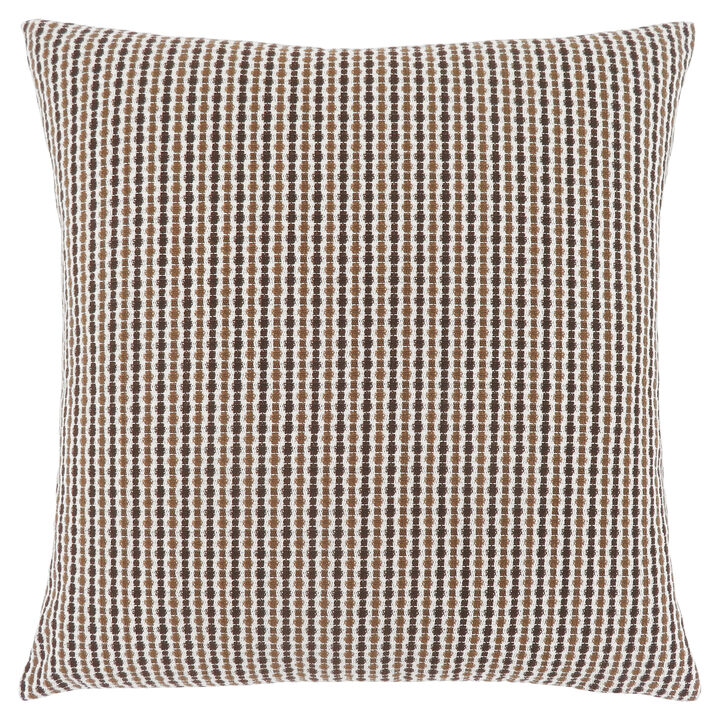 Monarch Specialties I 9238 Pillows, 18 X 18 Square, Insert Included, Decorative Throw, Accent, Sofa, Couch, Bedroom, Polyester, Hypoallergenic, Brown, Modern